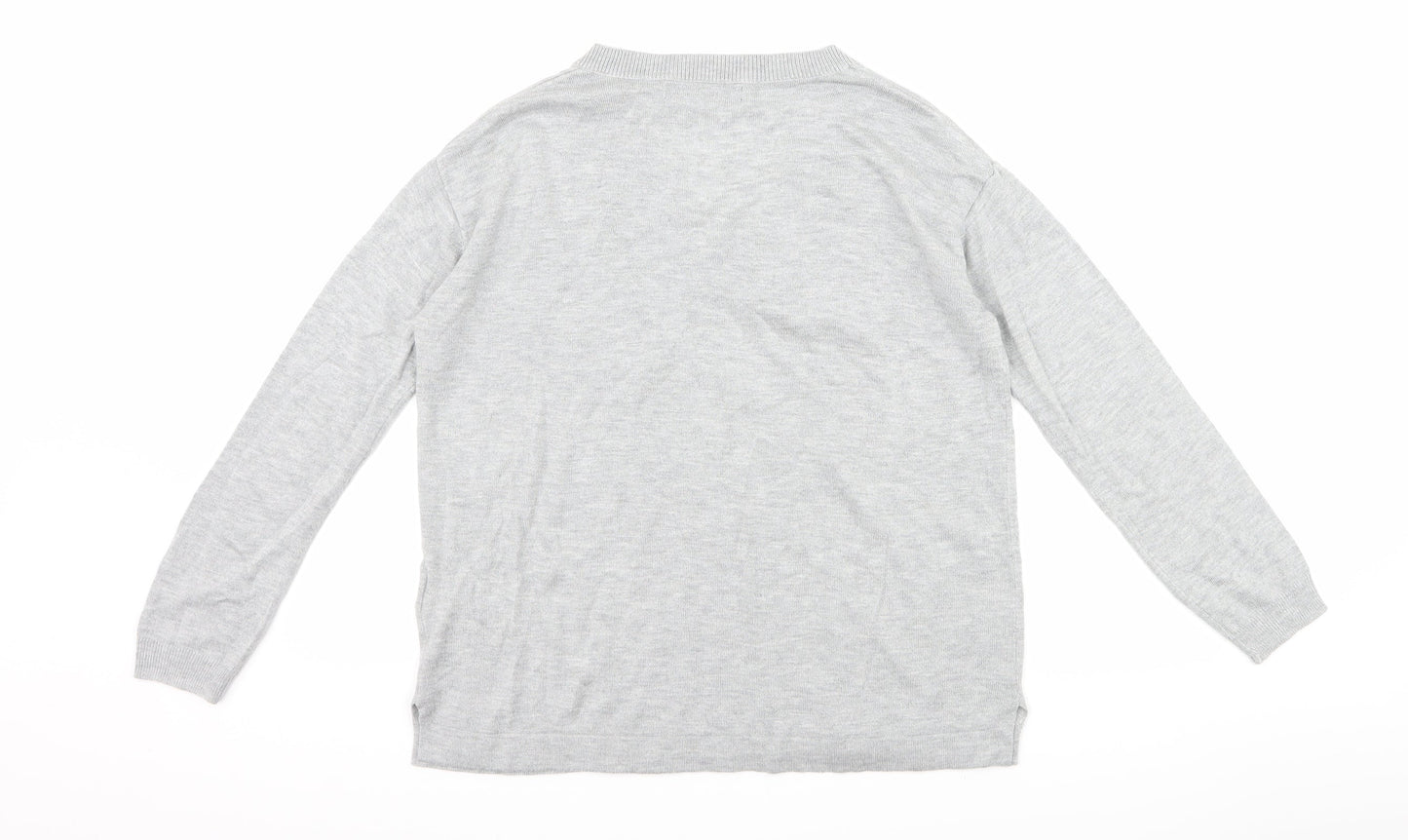 Marks and Spencer Womens Grey   Pullover Jumper Size S