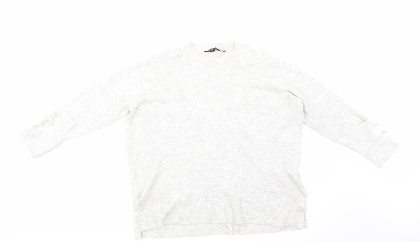 Dorothy Perkins Womens Grey   Pullover Jumper Size 18