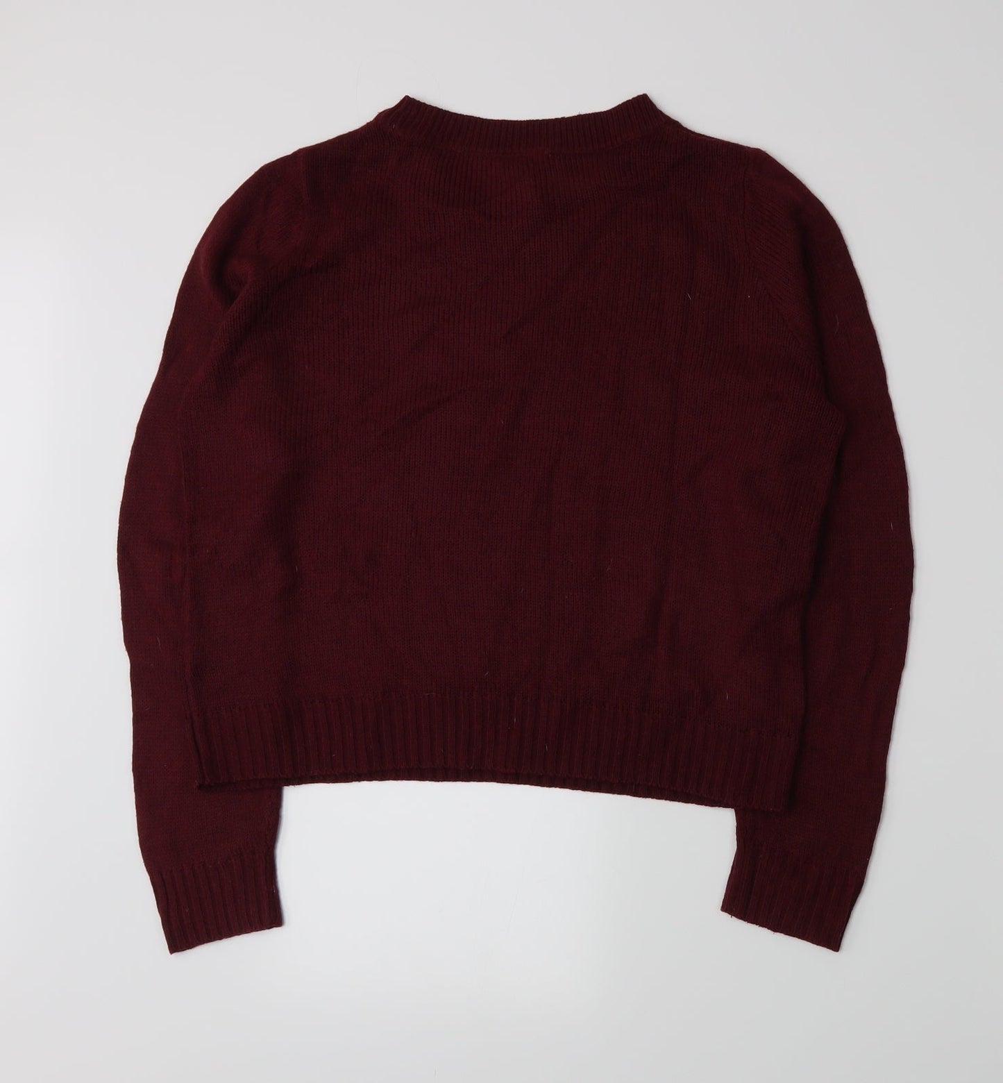 Divided by H&M Womens Red  Knit Pullover Jumper Size S