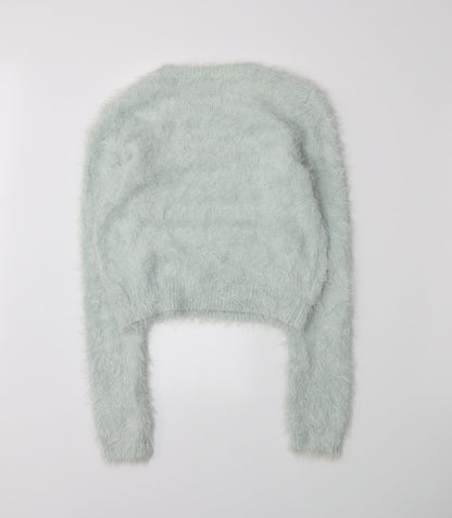 Front view of Forever 21 women’s blue jumper, size S