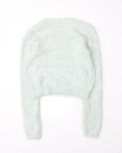 Back view of Forever 21 women’s blue jumper, size S