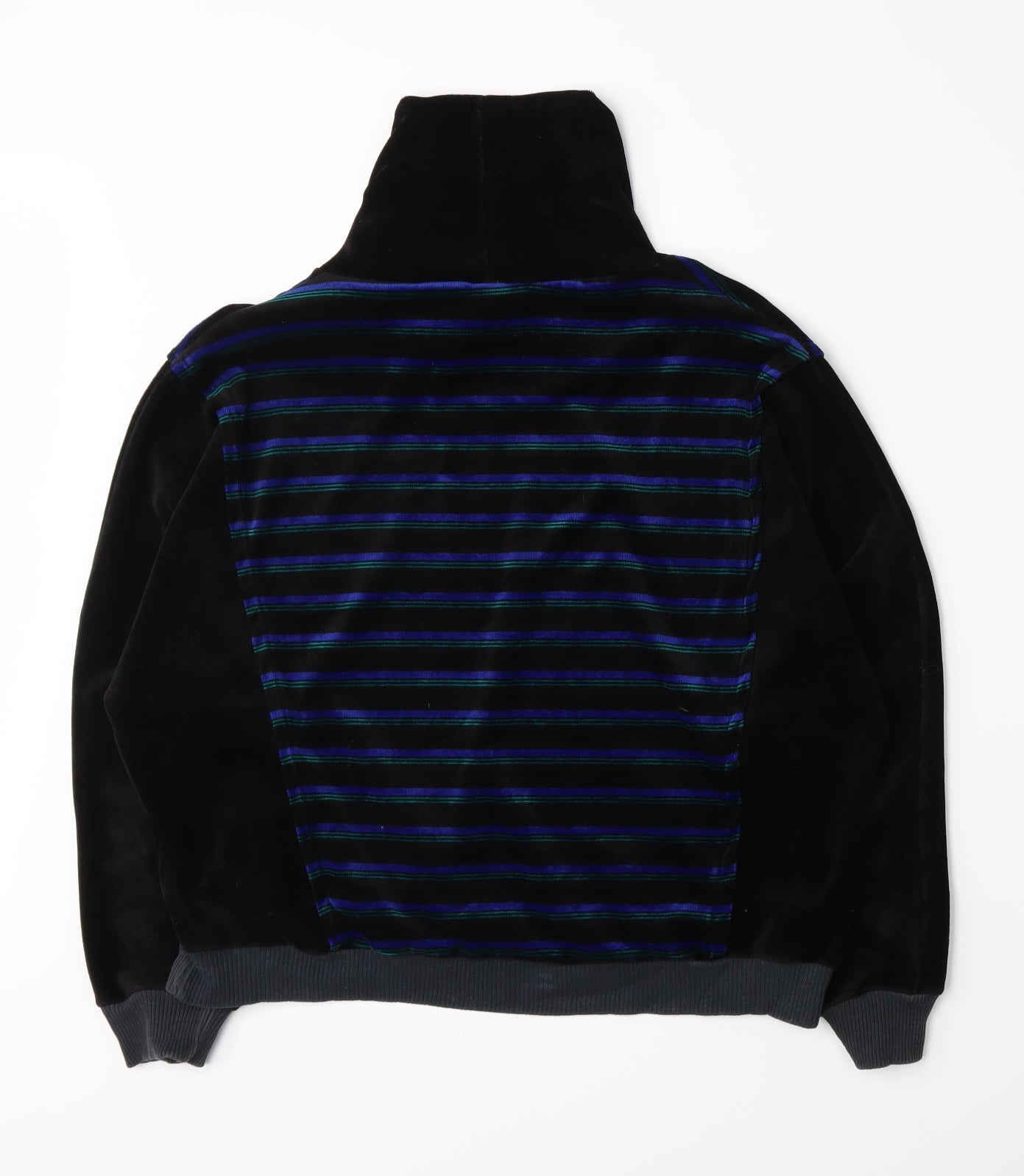 BHS Womens Black Striped  Pullover Sweatshirt Size 14