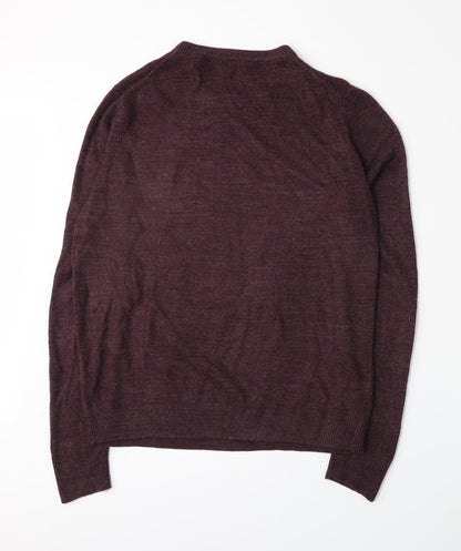 Back view of Cedarwood State women’s red jumper, size L