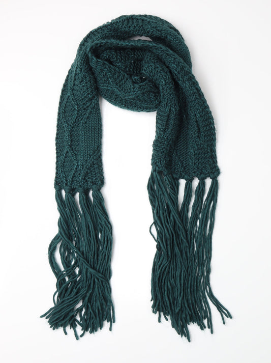 Preworn Womens Green  Knit  Scarf