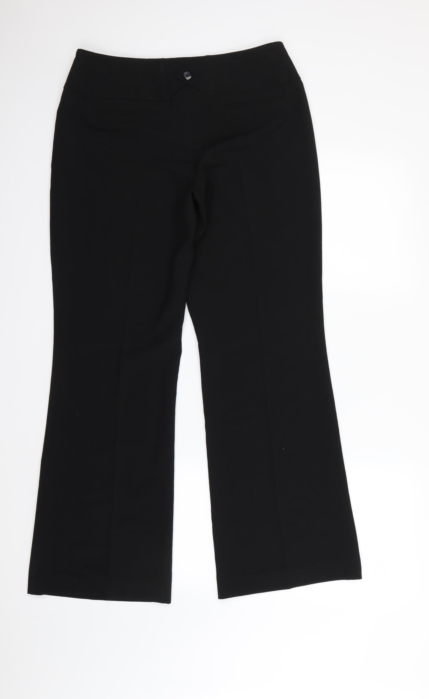 Debenhams Womens Black   Dress Pants Trousers Size 12 L29 in