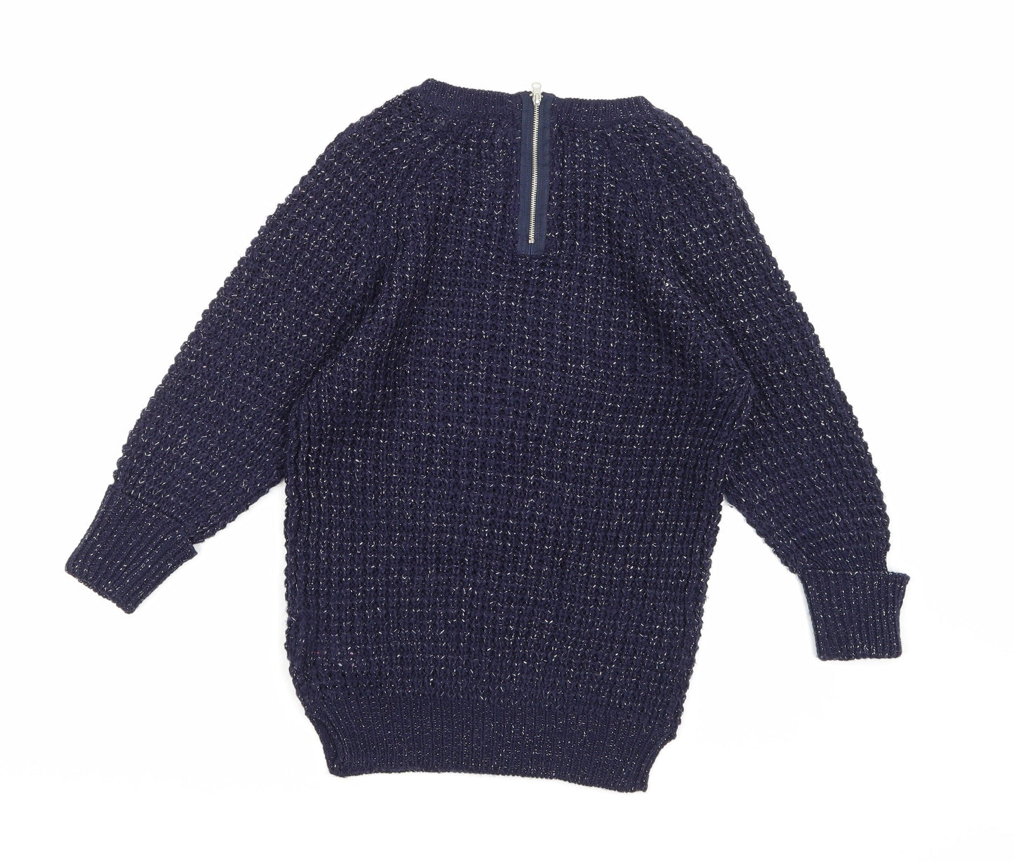 alcott Womens Blue  Knit Pullover Jumper Size L