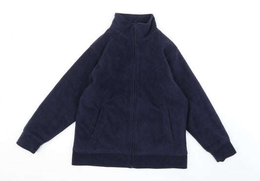 EWM Womens Blue  Fleece Jacket  Size 10