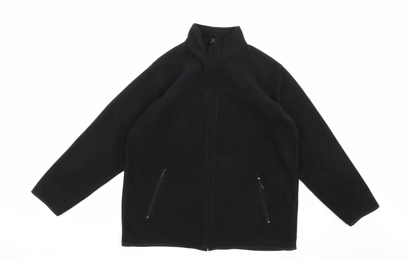 EWM Womens Black  Fleece Jacket  Size 14