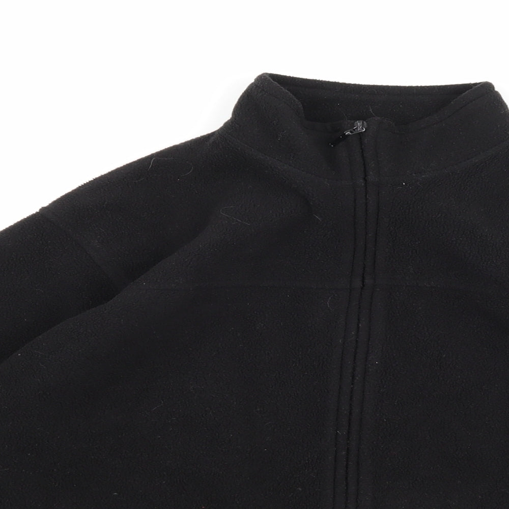 EWM Womens Black  Fleece Jacket  Size 14