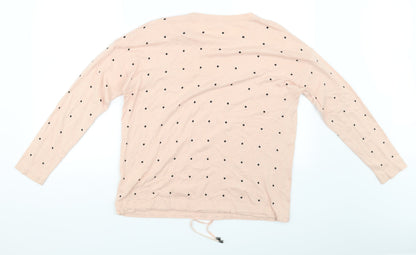 Back view of Next women’s pink jumper, size UK 12