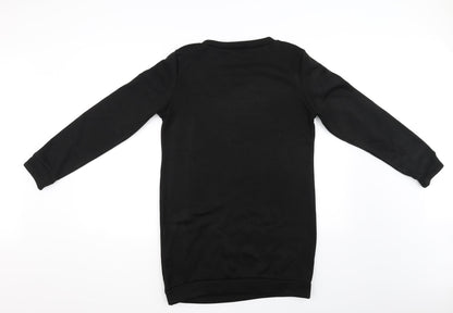 Back view of Preworn women’s black jumper, size M
