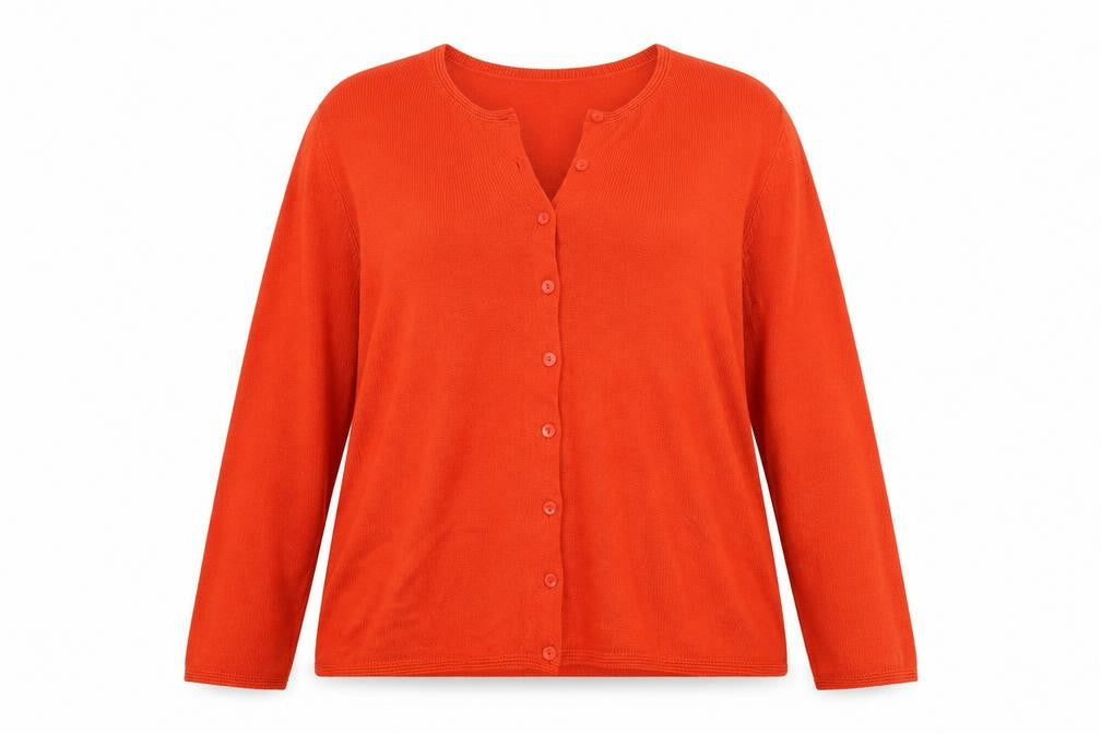 Classics Womens Red   Cardigan Jumper Size 16