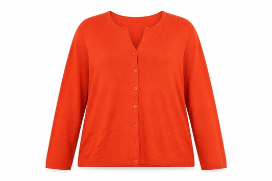 Classic Womens Red   Cardigan Jumper Size 16