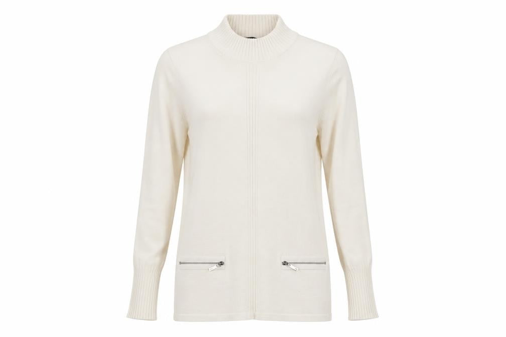Marble Womens White   Pullover Jumper Size 8