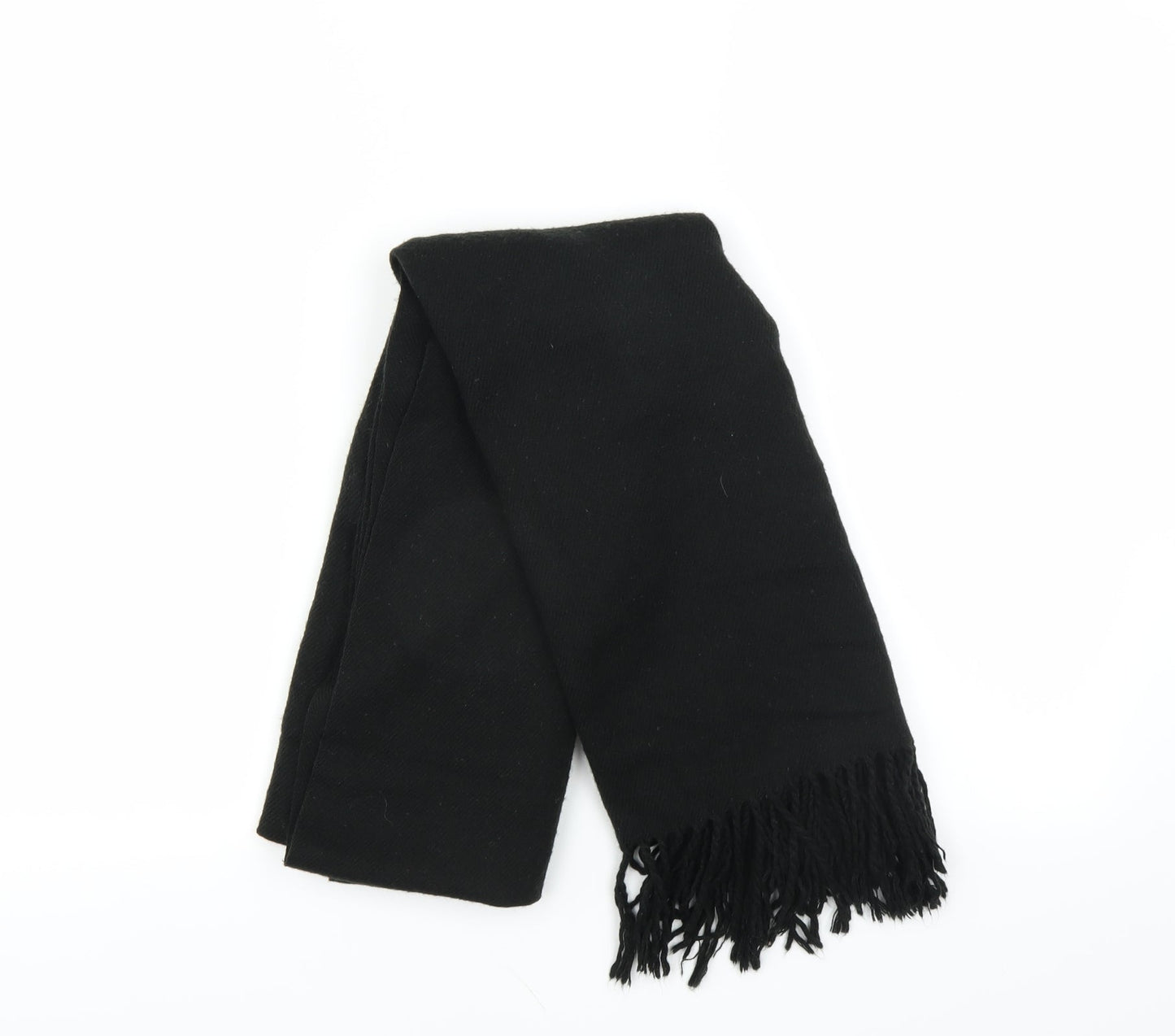 Preworn Unisex Black   Scarf  One Size