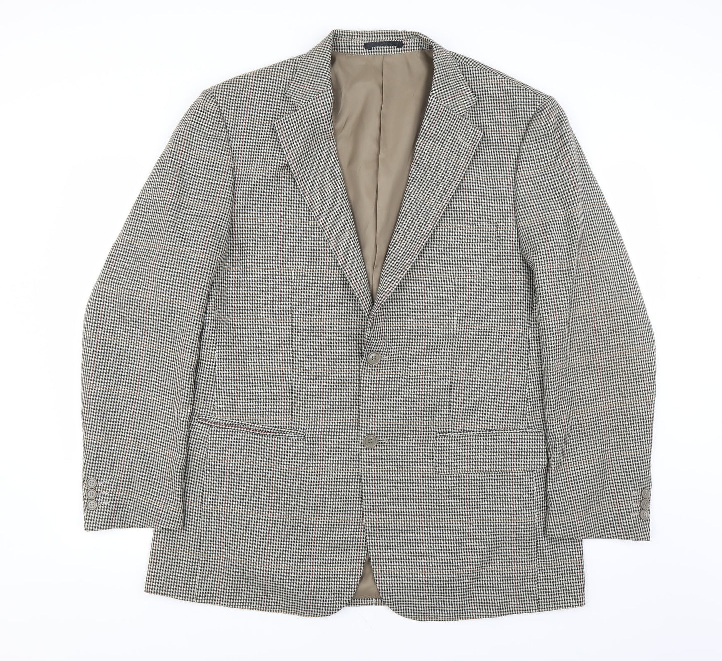 Carabou Mens Brown   Jacket Suit Jacket Size 42
