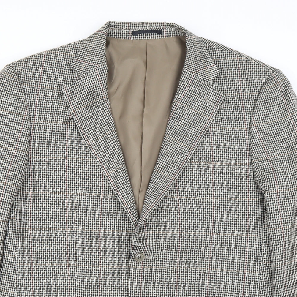 Carabou Mens Brown   Jacket Suit Jacket Size 42