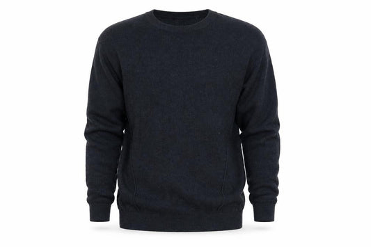 Front view of every day counts men’s blue jumper, size M