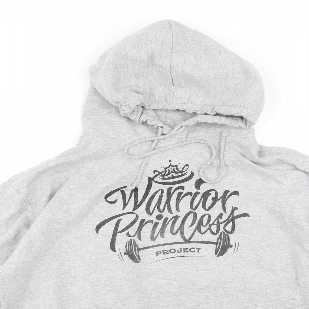 Awdis Womens Grey   Pullover Hoodie Size XL