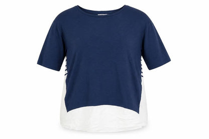 Front view of TU women’s blue jumper, size UK 16