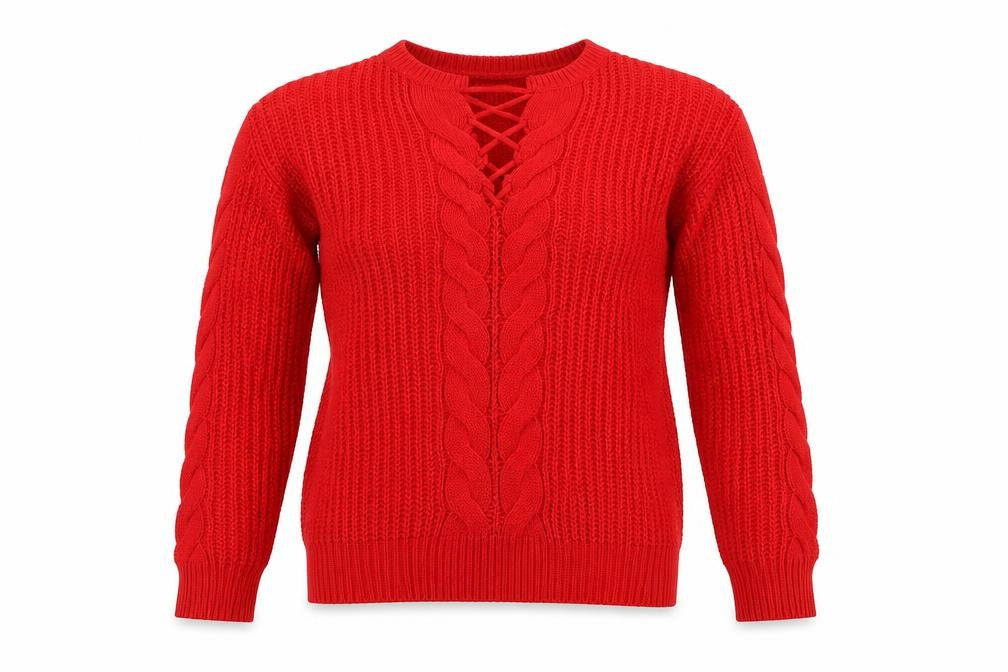 Primark Womens Red   Pullover Jumper Size S