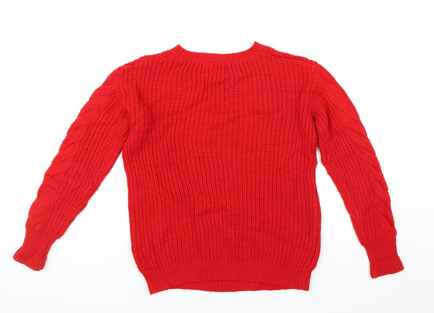 Primark Womens Red   Pullover Jumper Size S