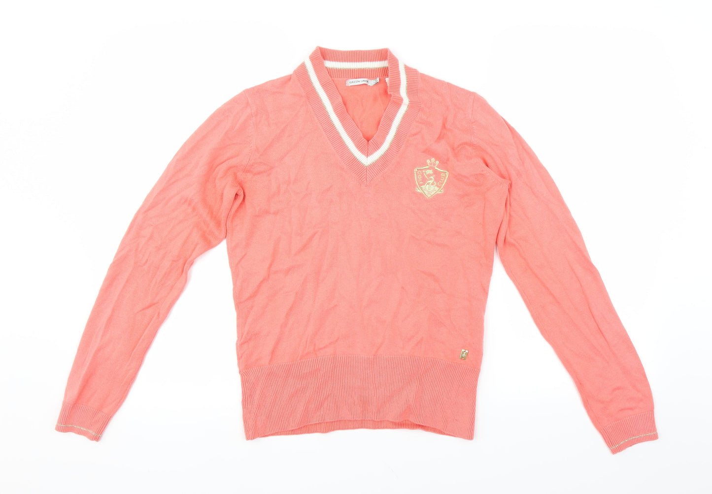Green Lamb Womens Pink   Pullover Jumper Size 12