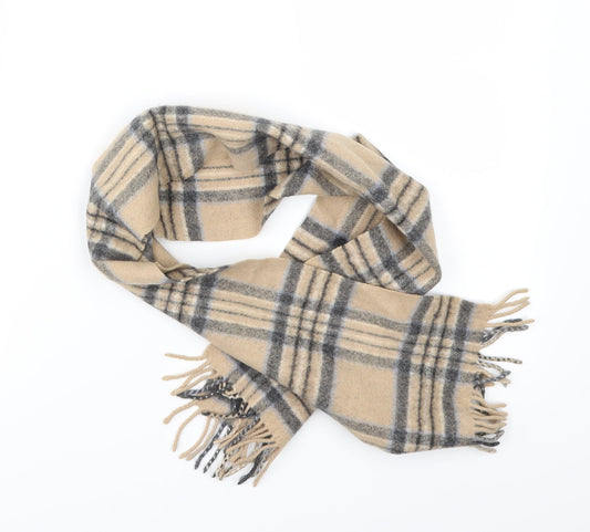 Marks and Spencer Unisex Beige Paisley  Rectangle Scarf Scarf One Size