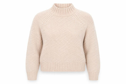 Front view of Divided by H&M women’s pink henley jumper, size S