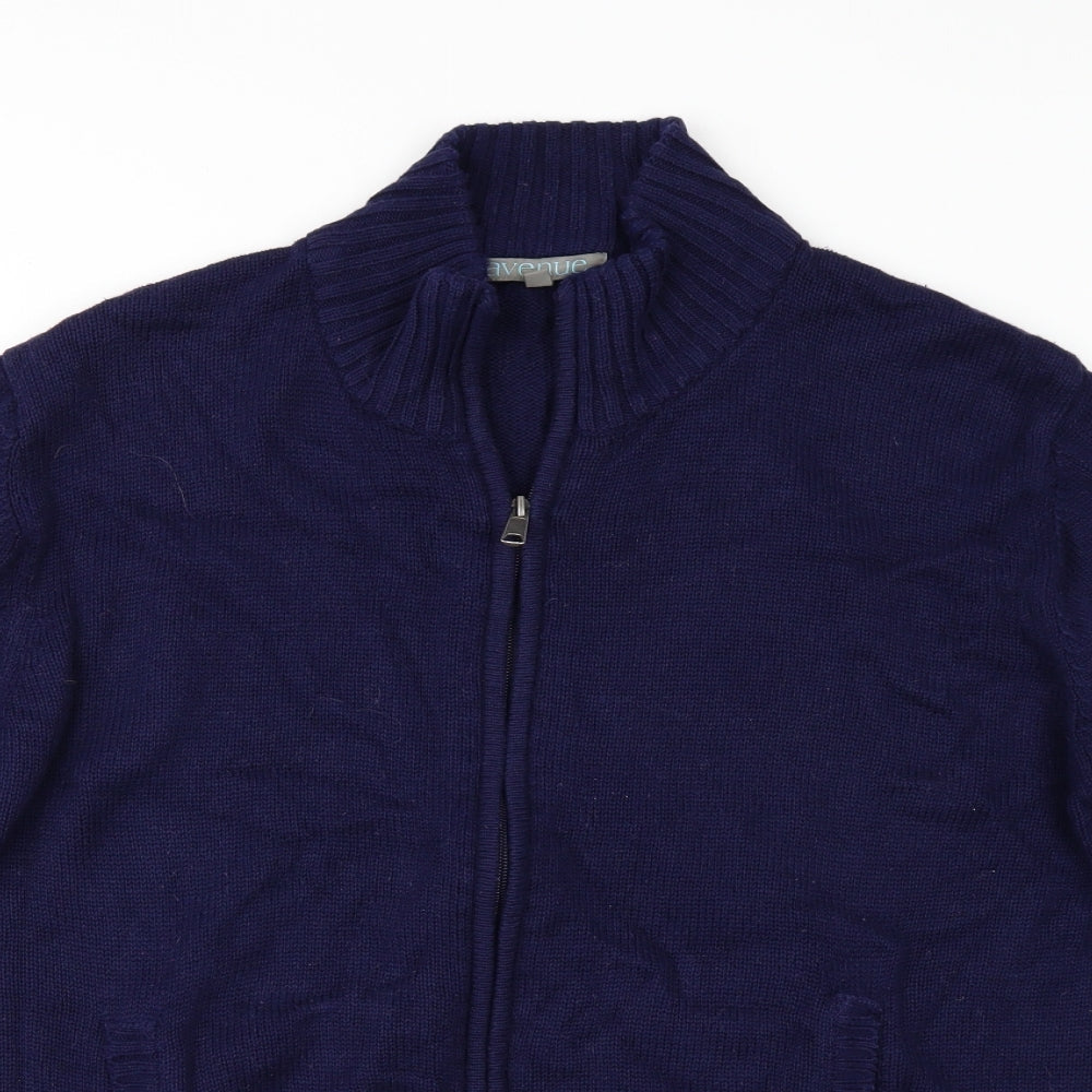 Avenue Womens Blue   Cape Jumper Size L