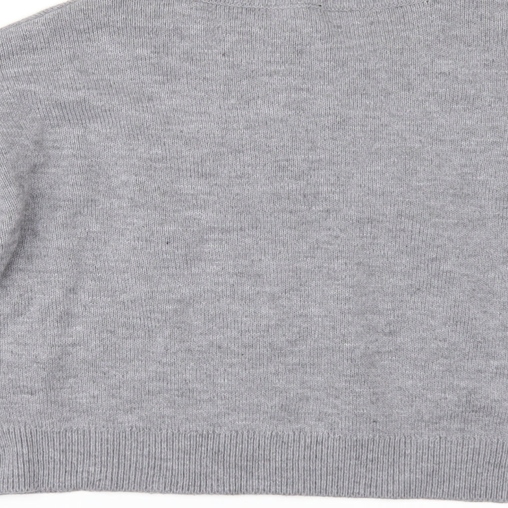 Divided by H&M Womens Grey   Pullover Jumper Size M  - CROPPED