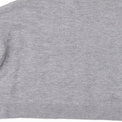 Brand and care label for Divided by H&M women’s grey jumper, size M, - cropped