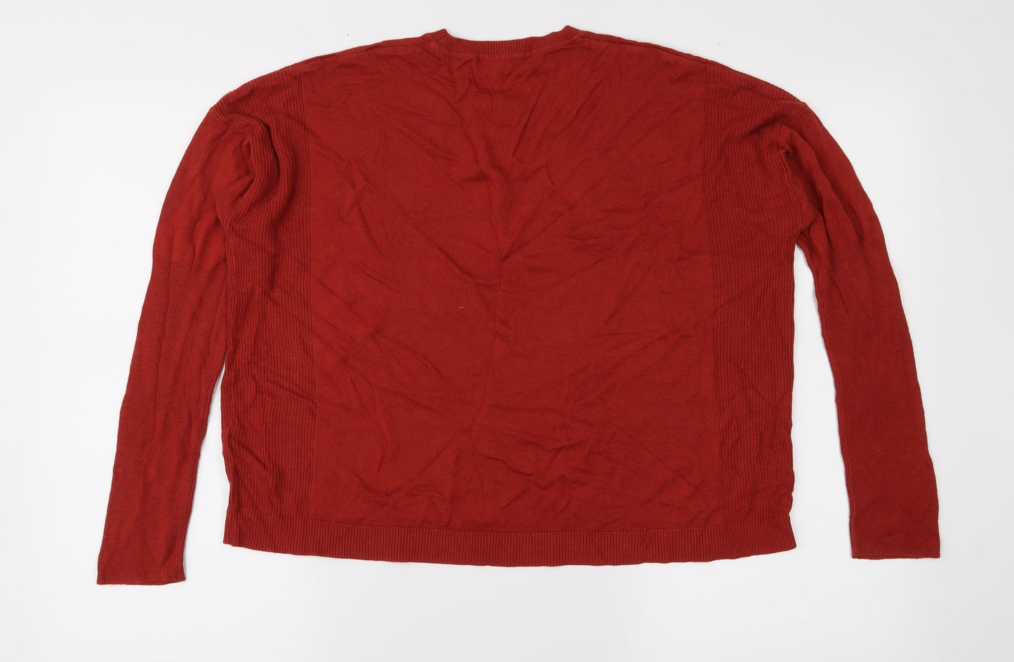 Marks and Spencer Womens Brown  Knit Pullover Jumper Size 16