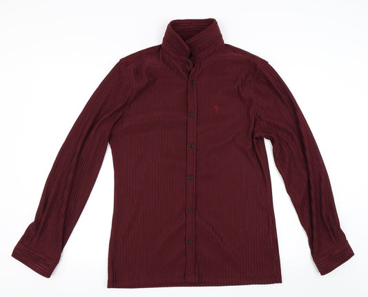 River Island Mens Purple    Button-Up Size M