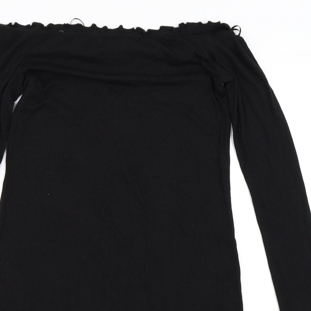 H&M Womens Black   Bodycon  Size M