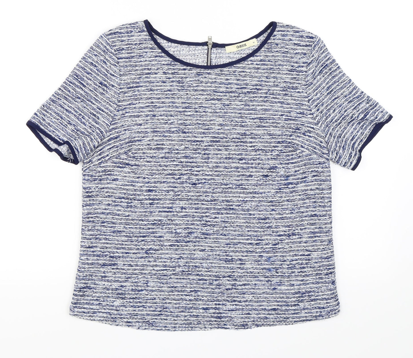 Oasis Womens Blue   Basic Blouse Size M