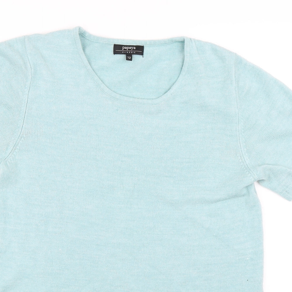 Papaya Womens Blue   Pullover Jumper Size 12