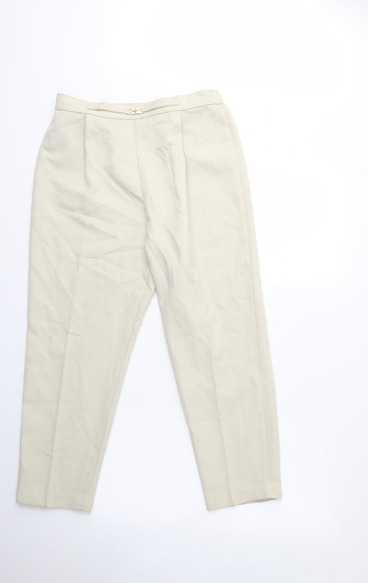 Berkertex Womens Beige   Trousers  Size 14 L26 in