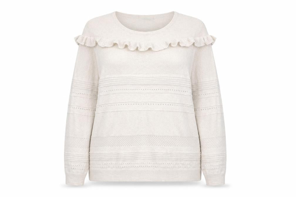 George Womens Beige  Knit Pullover Jumper Size 18