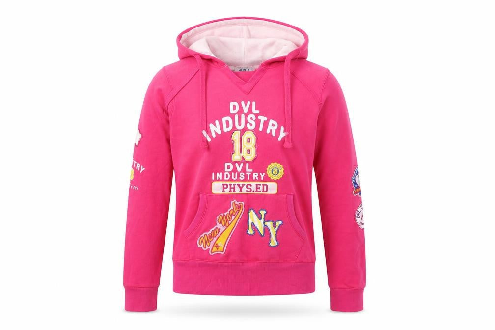 silver dagger Womens Pink   Pullover Hoodie Size S