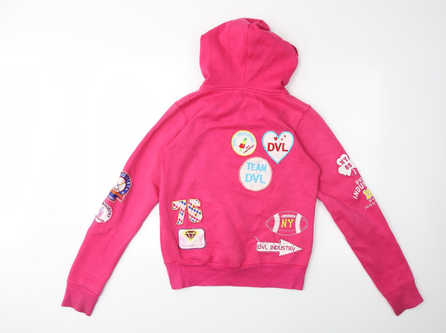 silver dagger Womens Pink   Pullover Hoodie Size S