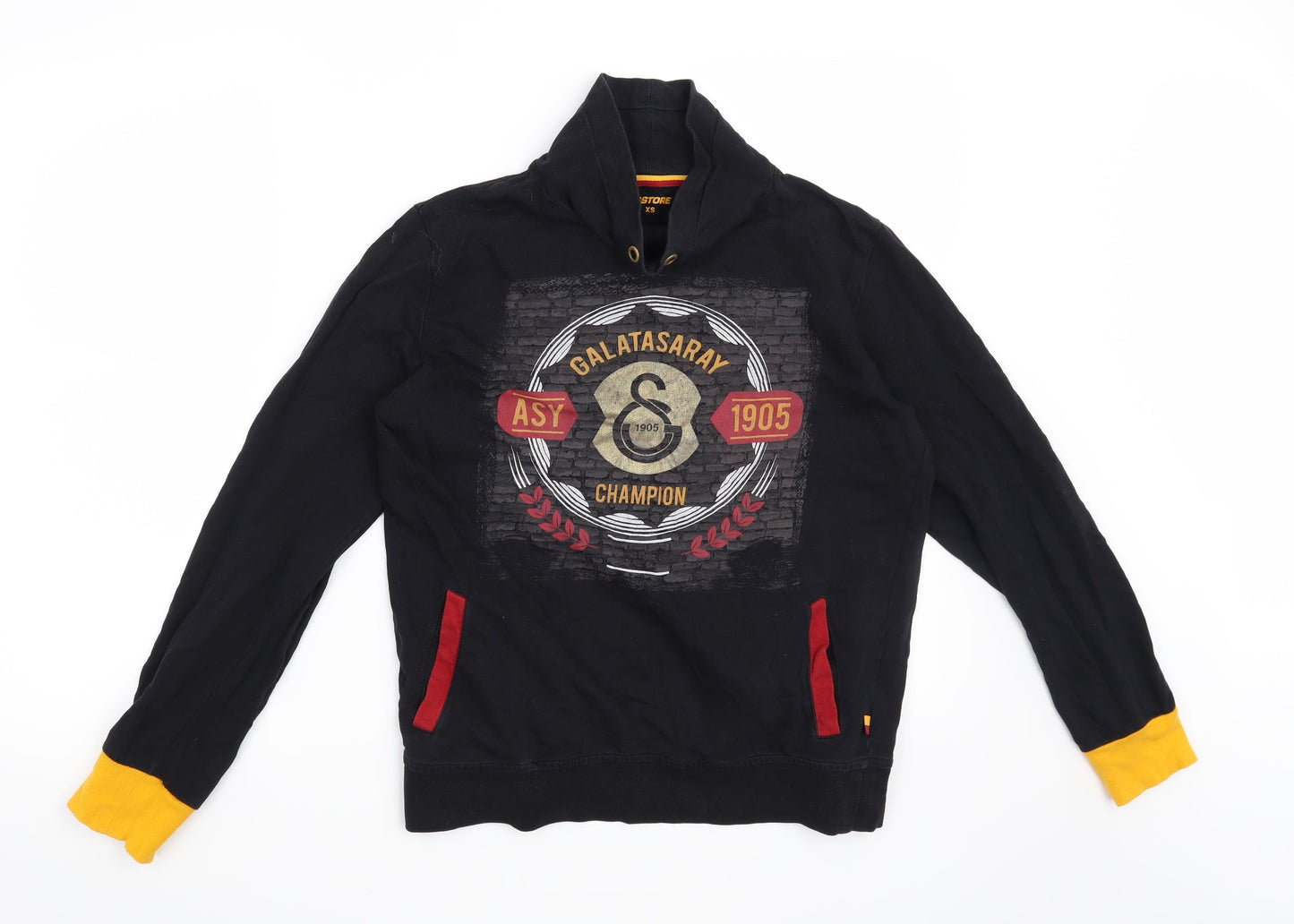 GSStore Mens Black   Pullover Sweatshirt Size XS