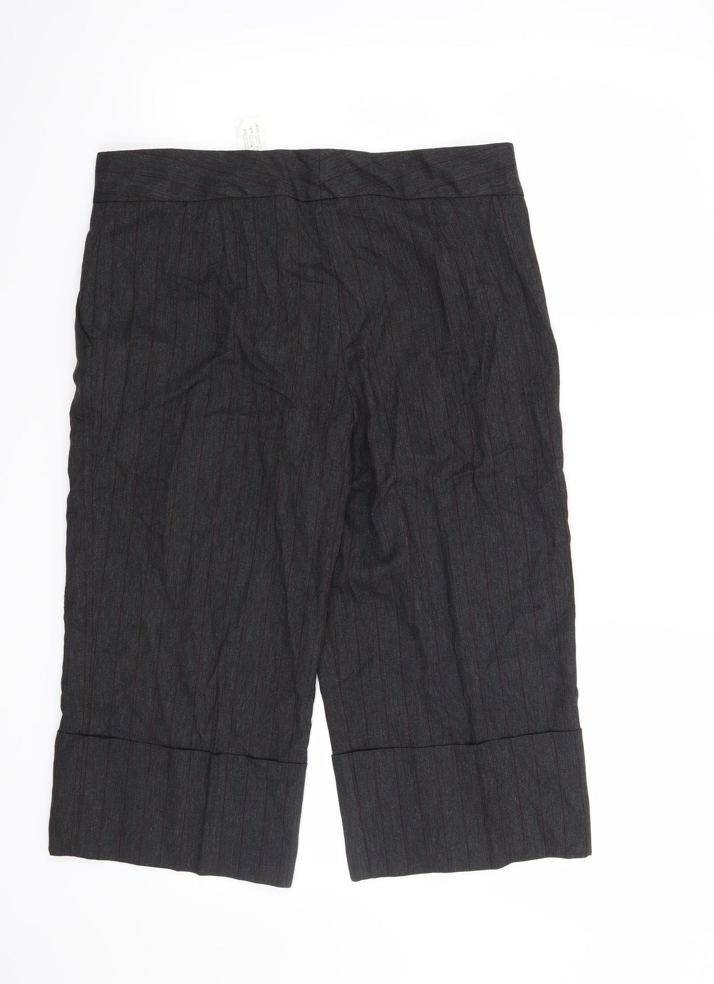 Zara Womens Grey Striped  Trousers  Size 10 L20 in