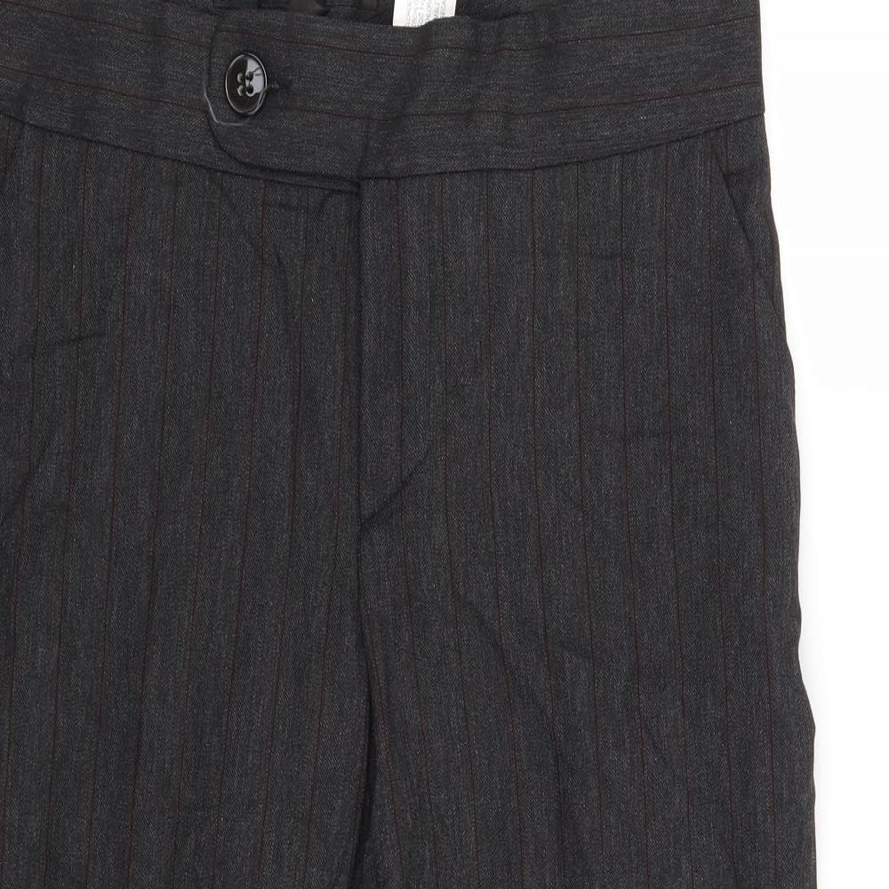Zara Womens Grey Striped  Trousers  Size 10 L20 in