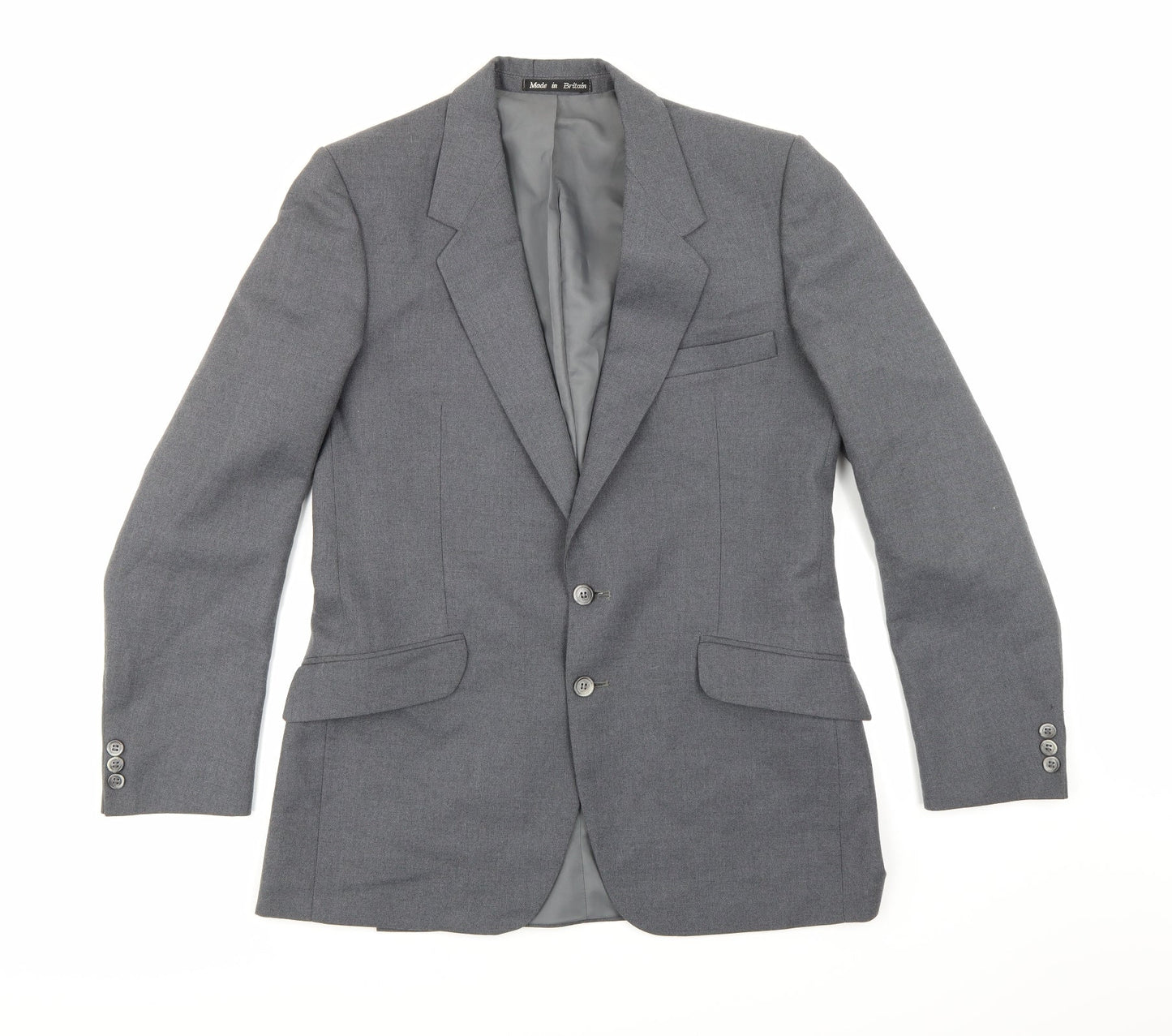 Brook Taverner Mens Grey   Jacket Suit Jacket Size 38