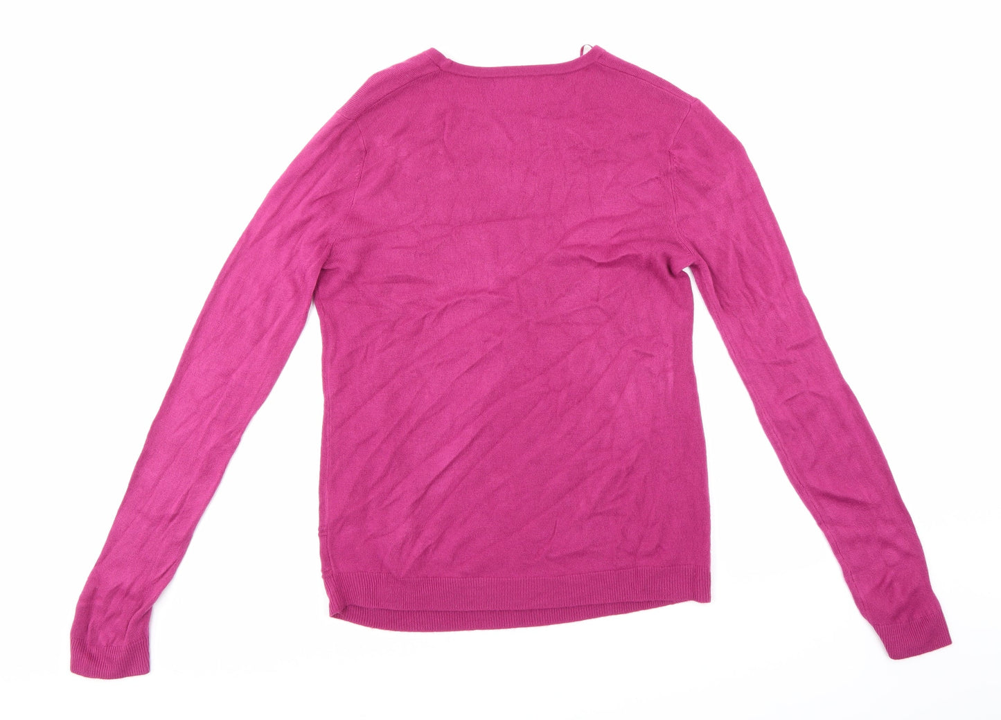 Vida Vi Womens Purple  Knit Pullover Jumper Size L