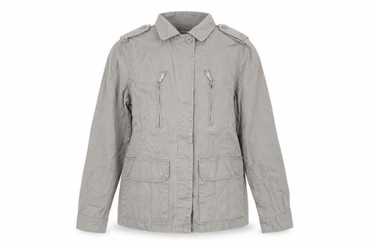 Front view of La Redroute women’s grey jacket, size UK 14