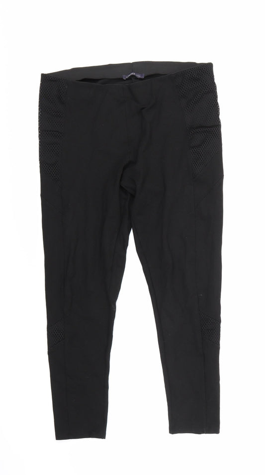 Marks and Spencer Womens Black   Trousers  Size 16 L24 in