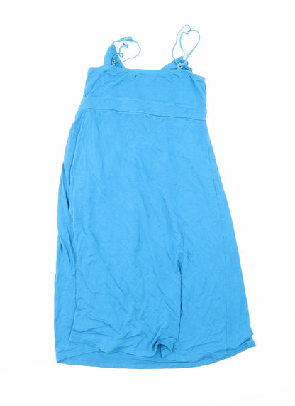 Back view of Bershka women’s blue a-line, size S