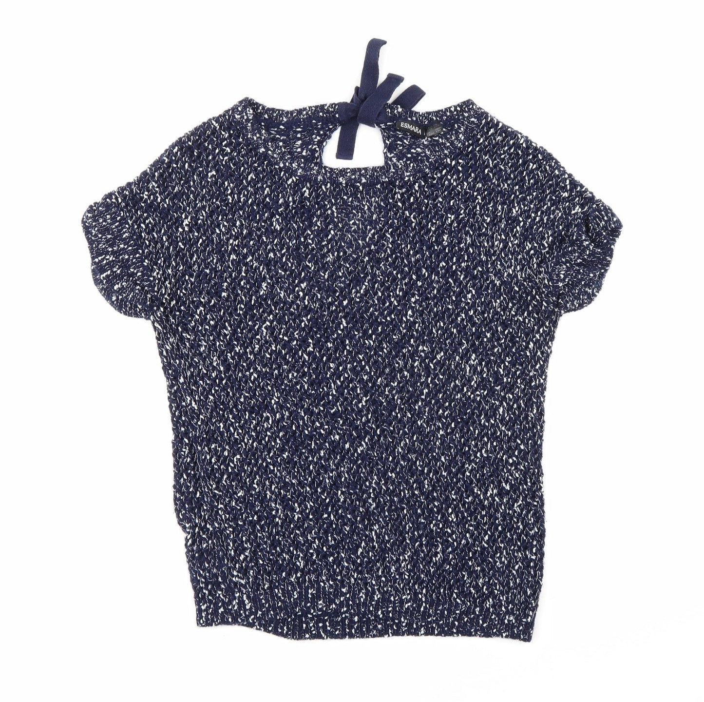 ESMARA Womens Blue  Knit Pullover Jumper Size 14